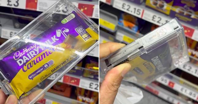 Tesco locks up £1.75 Cadbury chocolate bars in security boxes