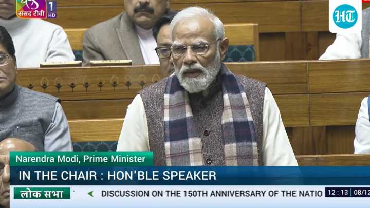 Nation was under Emergency when Vande Mataram completed 100 years: PM Modi in LS