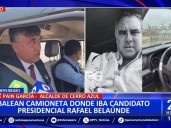 Alcalde de Cerro Azul tras atentado contra Rafael Belaúnde: "No le ha rosado ninguna bala"