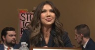 Watch: Protesters interrupt Kristi Noem's opening statement at worldwide threats hearing