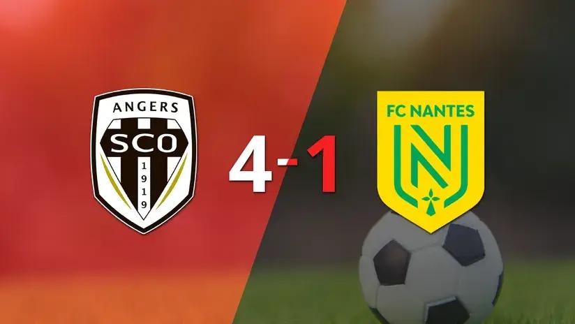 Liga de Francia: Angers le pasó por encima 4