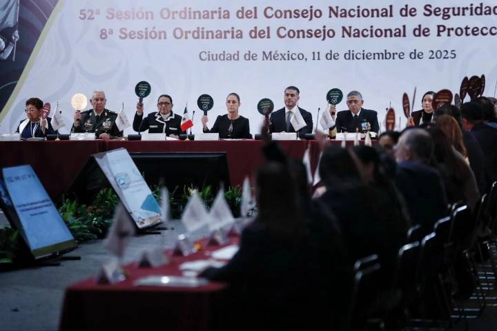Encabeza Sheinbaum el Consejo Nacional de Seguridad Pública