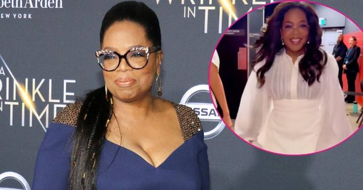 Oprah Shows Off Curve-Hugging White Dress in Australia After Weight