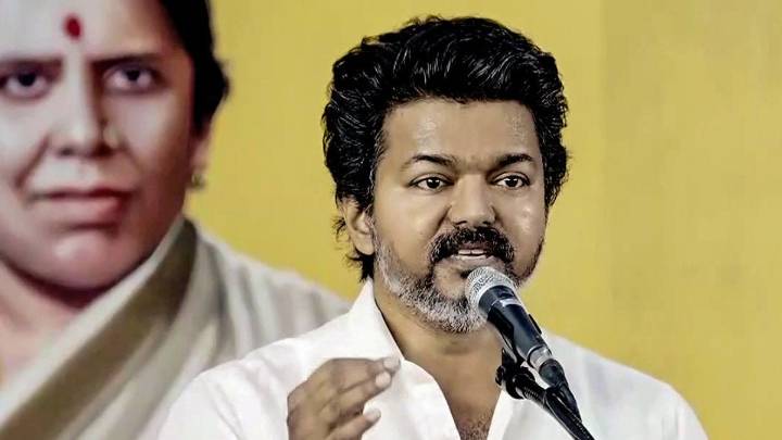 After Karur stampede, TVK’s Vijay on Puducherry stage in limited edition