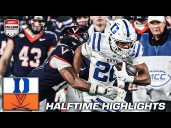 ACC Championship HALFTIME HIGHLIGHTS 🎥 Duke Blue Devils vs. Virginia Cavaliers