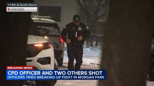Morgan Park, Chicago shooting today: Police officer shot in vest, 2 hurt in gunfire exchange in 11400