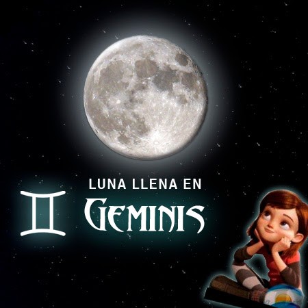 Luna llena del poder mental