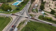 Tras un viaje de tres días, llegaron las primeras vigas de 30 metros para el nuevo puente Santa Fe