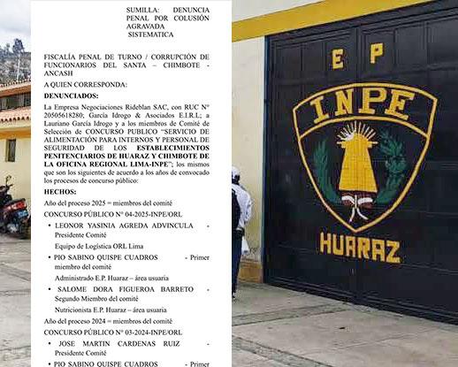 Denuncian presuntas irregularidades y colusión en licitaciones del INPE
