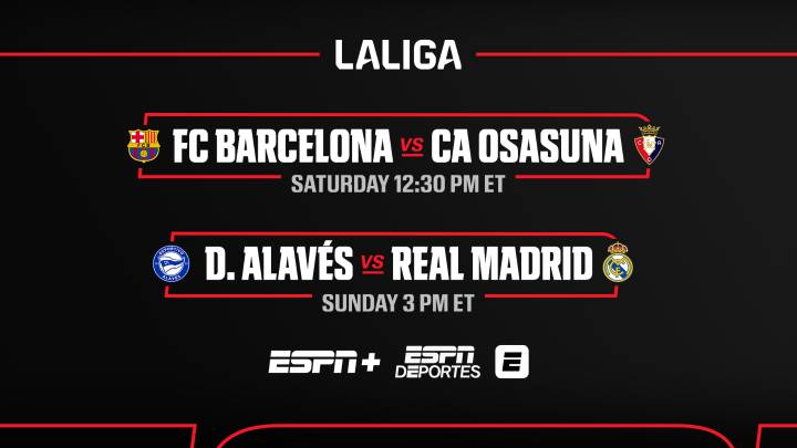 LALIGA, English Women’s Super League, and Bundesliga headline soccer on ESPN networks this weekend