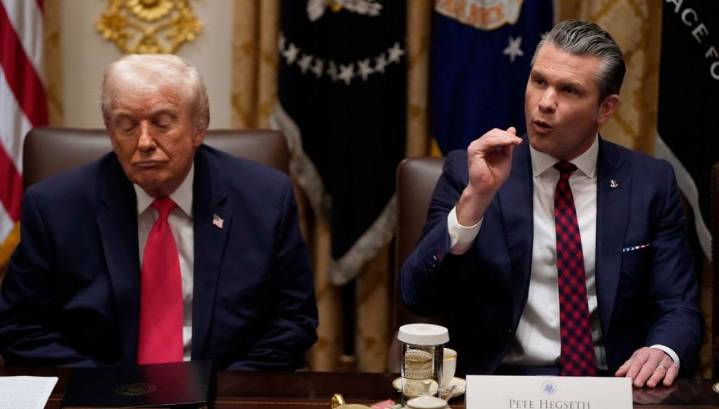 Hegseth hails Trump as 'true and rightful heir' of Ronald Reagan