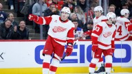 Red Wings score is 4-0 over Blackhawks, Patrick Kane nets 498th goal