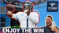 Tennessee Titans should ENJOY THE WIN as Young Players SHINE and Cam Ward has ROOKIE Performance