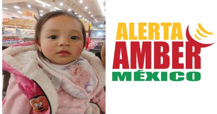 Alerta AMBER: Luna Anzaldo Reyes, de apenas un año de edad, desapareció en el Edomex
