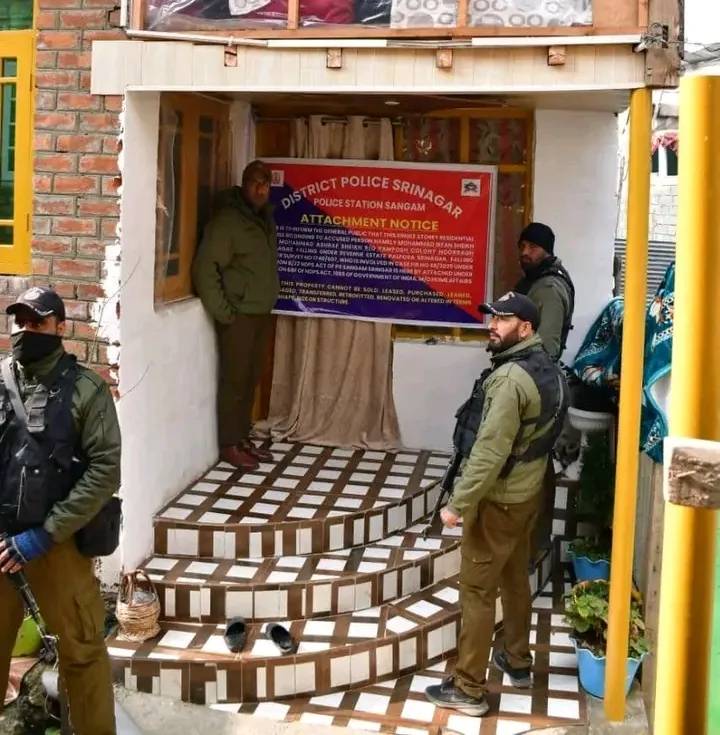 Property of notorious drug peddler worth Rs 75 lakhs in Srinagar