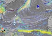 Continúa el cielo nublado con lluvias moderadas en gran parte del...