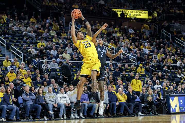 Michigan’s dominant run continues with win over Villanova