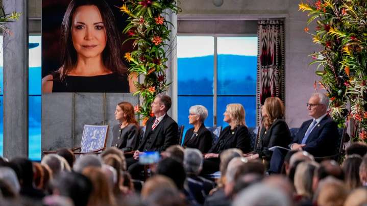 Venezuelan opposition leader misses Nobel Peace Prize ceremony : NPR