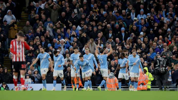 El City golea a la revelación de la Premier antes de visitar el Bernabéu