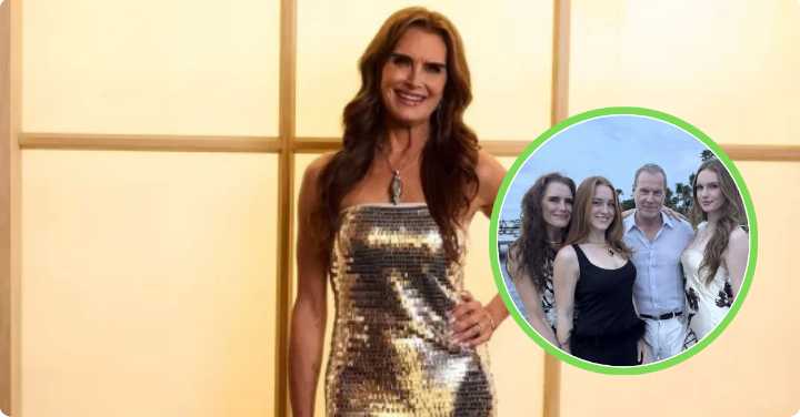 Brooke Shields Shares Rare Glam Holiday Photos With Lookalike Daughters