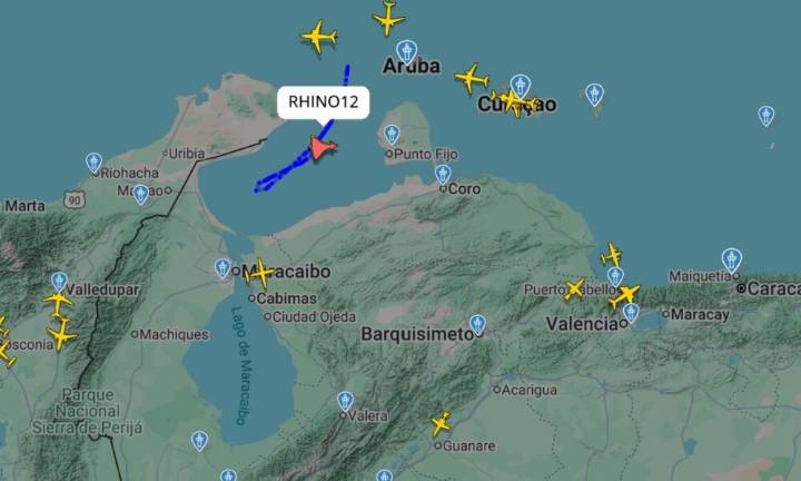 F-18 de EEUU sobre Golfo de Venezuela en vuelo inédito