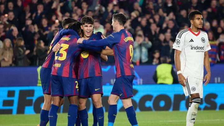 Remontada del Barcelona ante el Frankfurt por la Champions