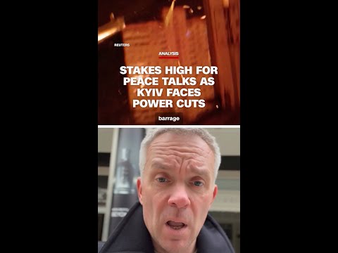 Stakes high for peace talks as Kyiv faces power cuts