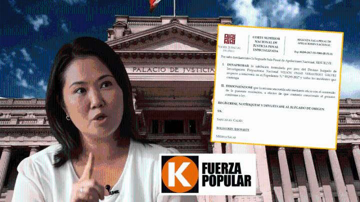 Keiko Fujimori: Poder Judicial definirá este viernes si el ‘caso Cocteles’ se archiva por mandato del TC