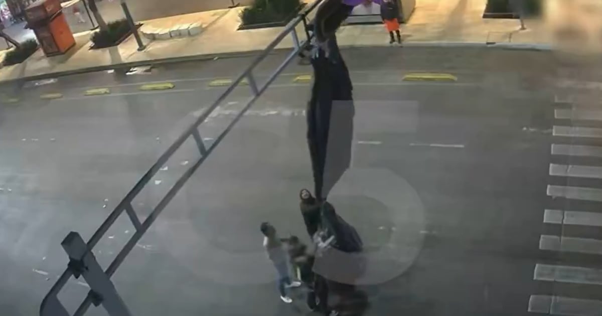 VIDEO: ¡Echen paja! Paracaidista queda atorado en semáforo de CDMX; lo llevan a juez cívico