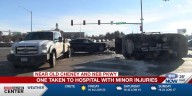 LIVESTREAM: Vehicle overturns after colliding with two others at southeast Lincoln intersection