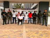En Villavicencio, Ejército capturó a 6 personas y desarticuló organización de extorsionistas