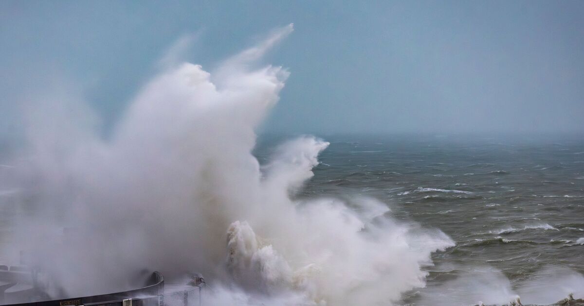 Britain ordered to batten down hatches as storms dump 120mm of rain in 24-hrs