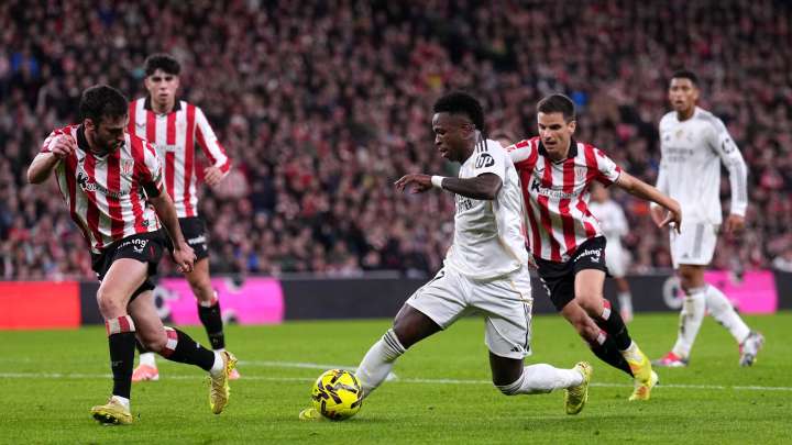 Vinicius tras la goleada en San Mamés: "Esto es el Madrid, mis goles van a volver..."