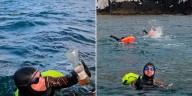 El hombre que nadó en aguas heladas para unir las islas Malvinas: “No le podía fallar a mis amigos que estuvieron en la guerra”