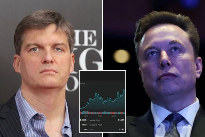 'Big Short' icon Michael Burry unloads on Elon Musk, calls Tesla 'ridiculously overvalued'