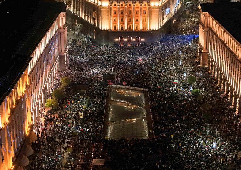 Bulgarian government resigns after weeks of street protests