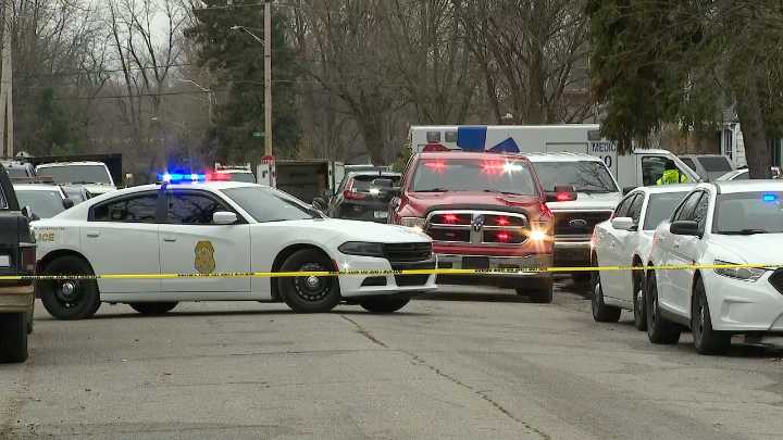 Man charged with allegedly killing his father and father's girlfriend in Thanksgiving house fire