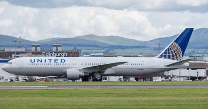 United Airlines pilot declares onboard emergency as flight diverted to Edinburgh