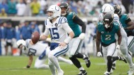 What did Riley Leonard do in Week 14? Colts QB's stats today vs. Jaguars