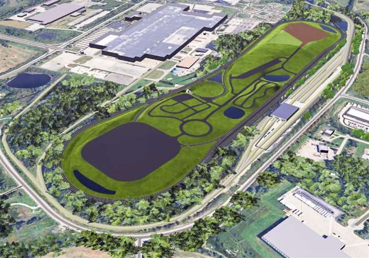 Construction on testing track for autonomous vehicles and first responders underway in Pittsburgh area