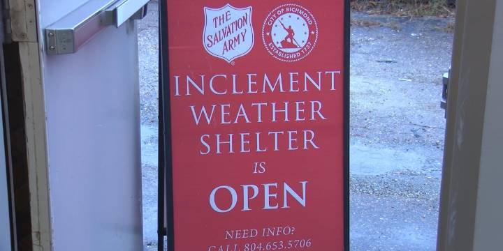 Salvation Army extends cold weather shelter hours as temperatures fall