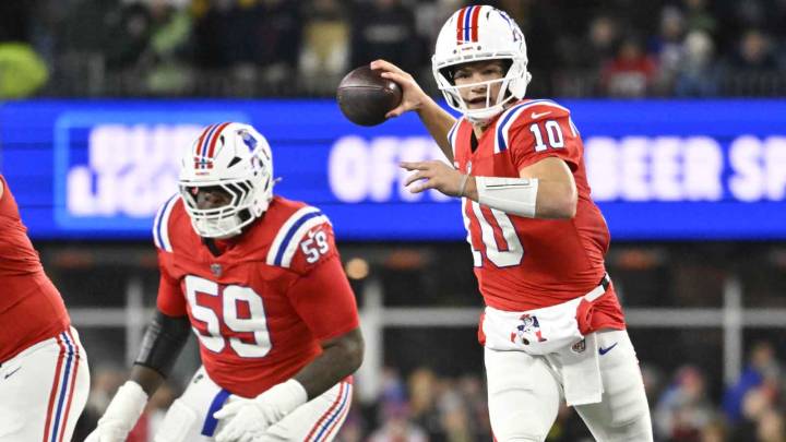 Drake Maye’s 1st half effort in Patriots-Giants has social media buzzing