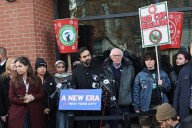 Zohran Mamdani, Bernie Sanders join striking Starbucks workers in NYC