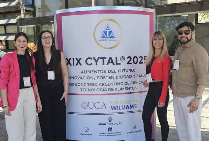 Investigadores y tesistas de la FIO participaron del XIX Congreso Argentino de Ciencia y Tecnología de Alimentos