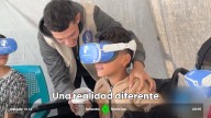 Un refugio frente al horror: los niños gazatíes encuentran un oasis de paz en medio del caos gracias a la realidad virtual
