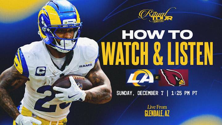 Los Angeles Rams at Arizona Cardinals: How to watch, listen to and live stream Week 14