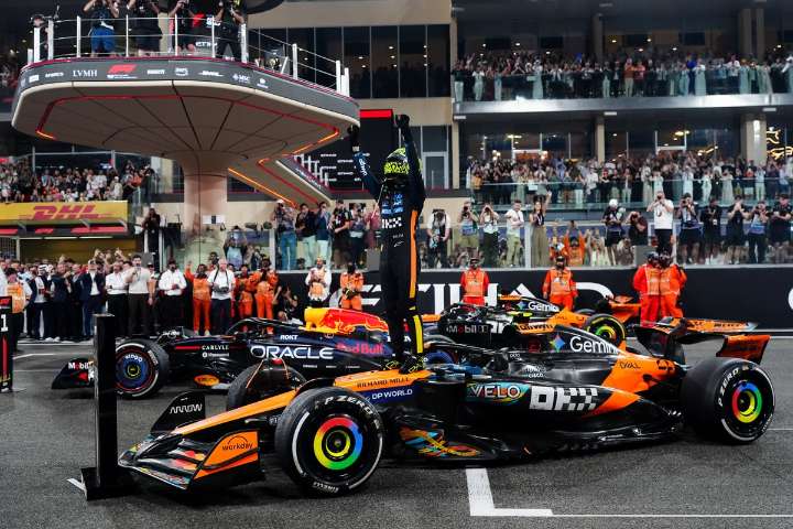 Lando Norris wins F1 world title after third-place finish in Abu Dhabi