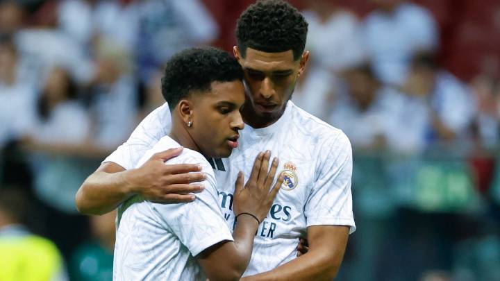 "Es la viva imagen de lo que hoy es el Real Madrid": fanáticos del equipo 'merengue' comentan en redes vídeo de Rodrygo y Bellingham totalmente desolados sobre el terreno de juego