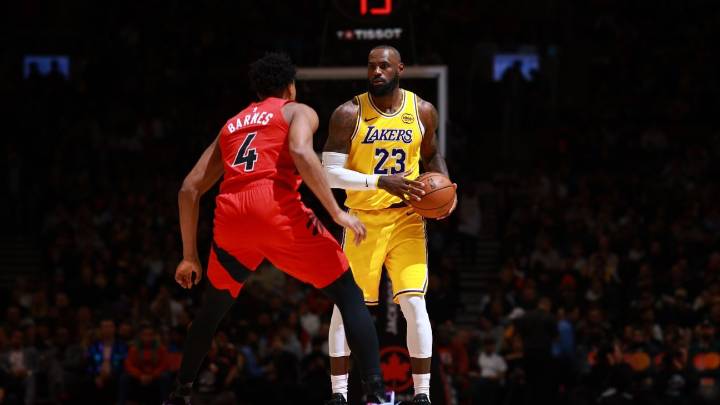 LeBron James termina su racha de dobles dígitos