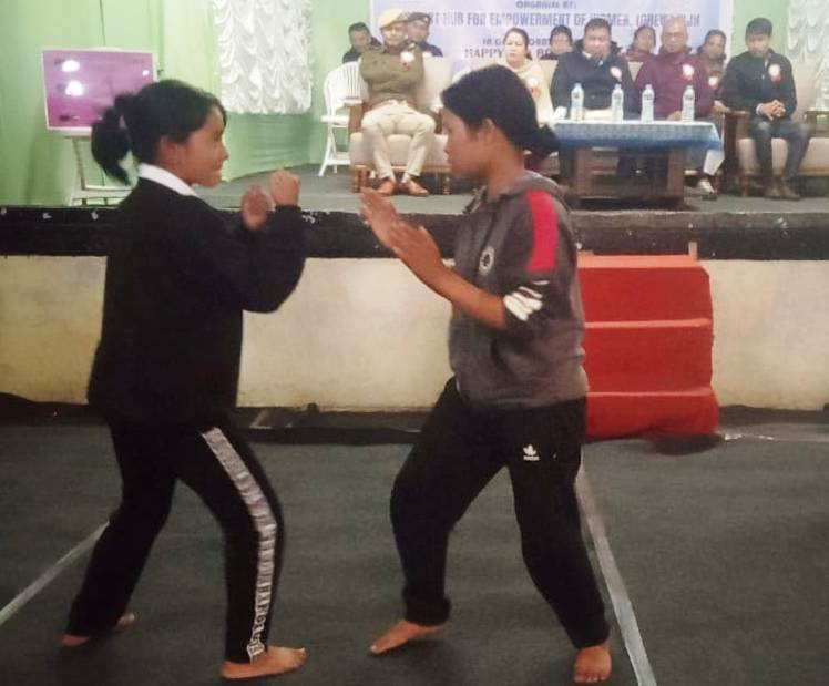 Self-defence training held for 42 girl students in Jowai